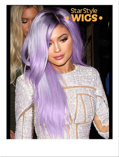 kylie jenner purple wig.